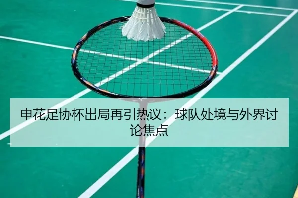 申花足协杯出局再引热议：球队处境与外界讨论焦点